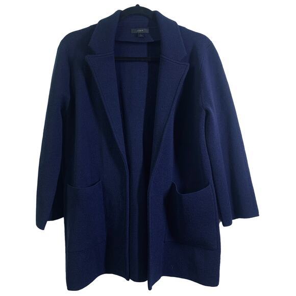 J. CREW Eloise Cardigan Sweater Knit Merino Wool Old Money Capsule Minimalist - Picture 3 of 14